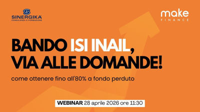 BANDO ISI INAIL, VIA ALLE DOMANDE!